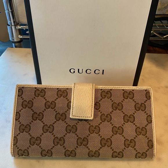 Gucci Canvas&Leather vintage Wallet - Picture 2 of 10